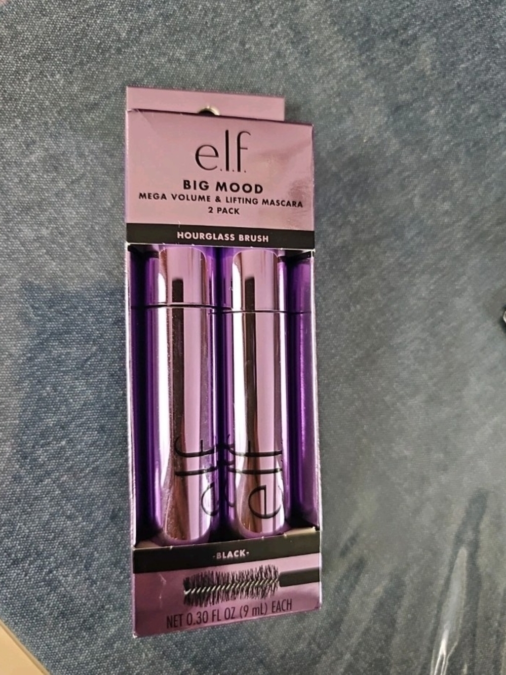 e.l.f. Big Mood Mega Volume & Lifting Mascara 2-Pack - Black